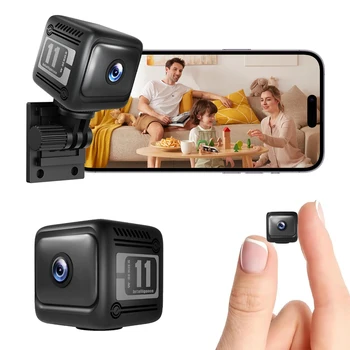 2K WiFi Mini camera Security Protection Monitor 1600mAh Battery 8H recording Intelligent Night Vision Motion Detection Surveilla 1