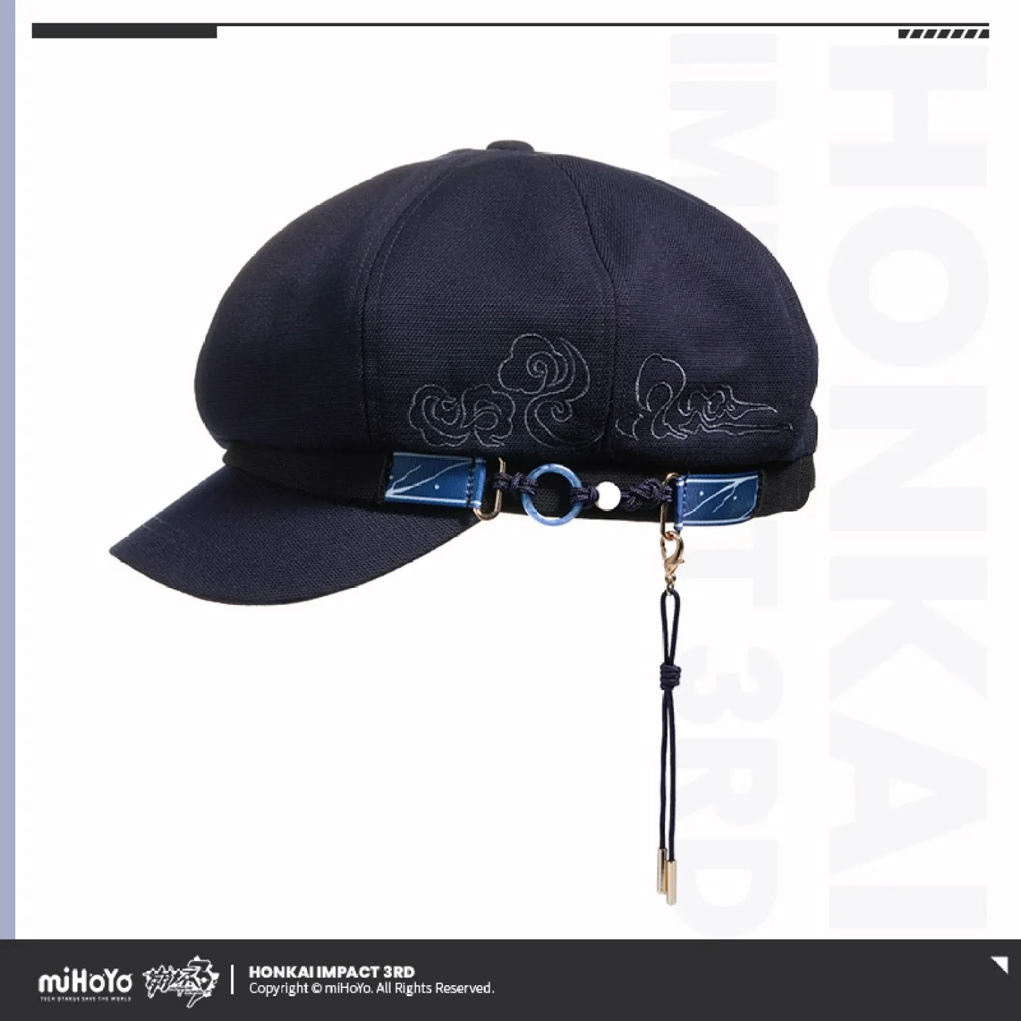 

[Genuine] Anime Game Honkai Impact 3rd Cosplay Baseball Cap Li Sushang Jade Knight Dome Hat Acrylic Pendant Xmas Couple Gift
