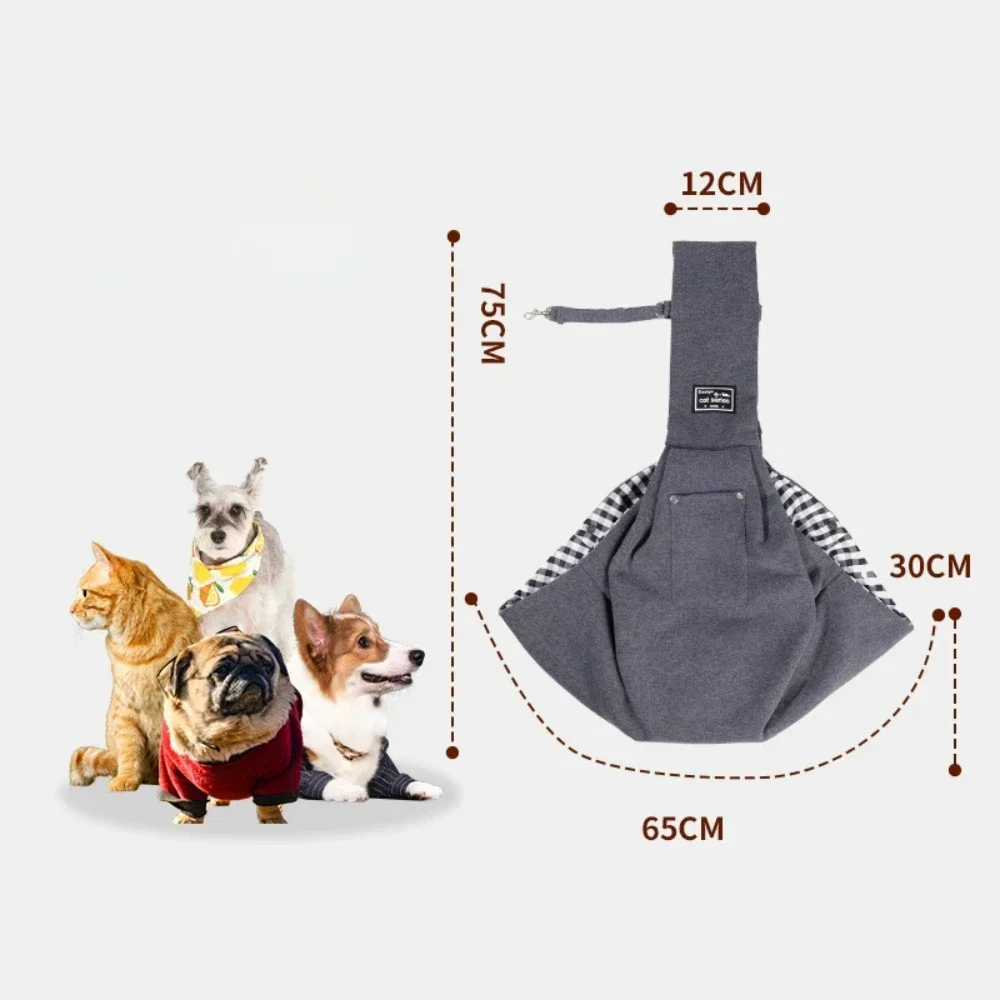 DogSupplie Comfortable Dog Bag Crossbody Shoulder Bag Portable Outdoor Travel Cat Puppy Sling Carrier Pet Carrying Supplies