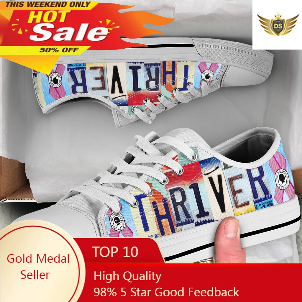 License Plate Thriver Hot Women Canvas Shoes Breathable Comfortable Fashion Flat Casual Sneakers Spring Autumn Shoes