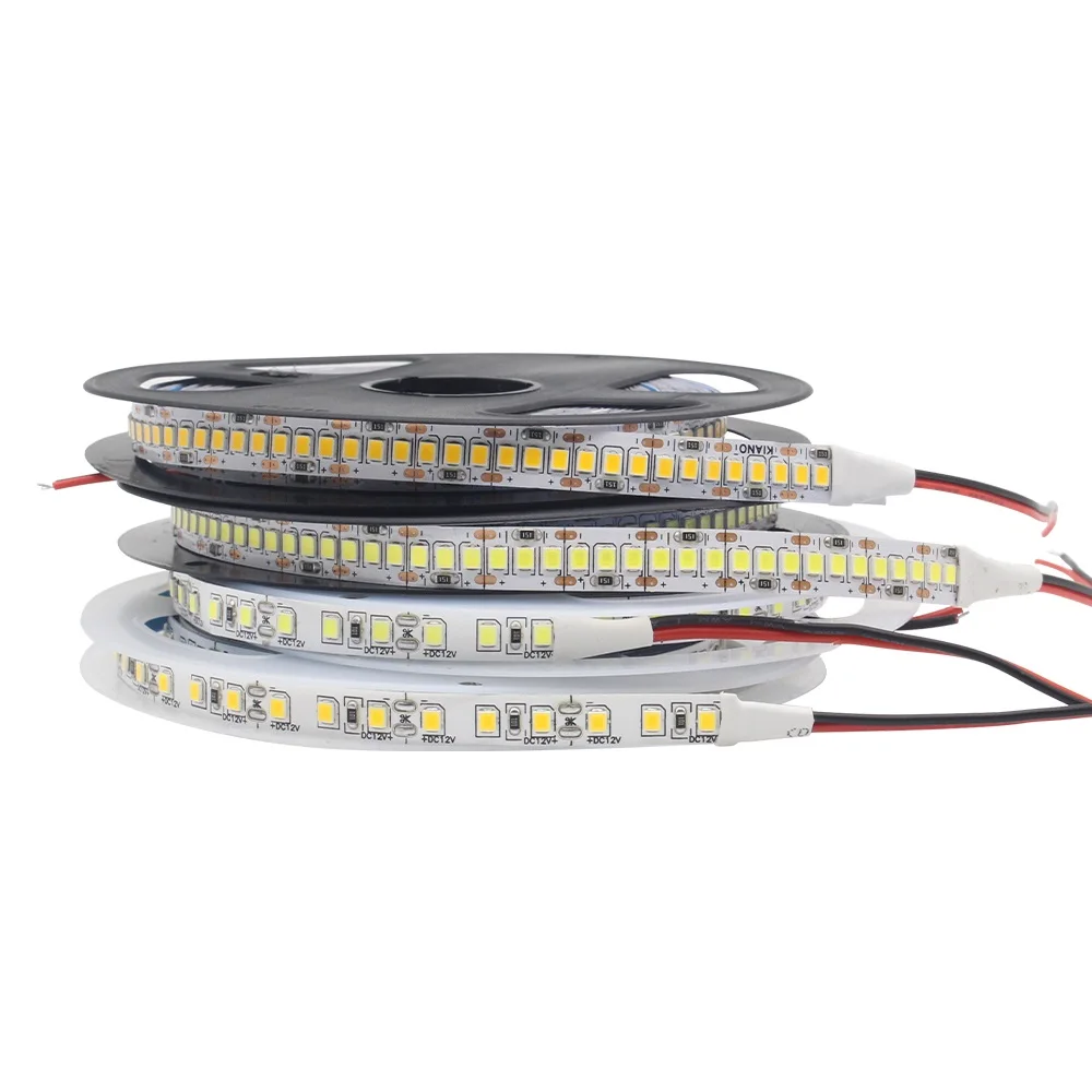 Description Picture 2 of itemMJJC 5M 12V LED Strip SMD 2835 LED Tape 120LED/M 240LED/M Ice Blue Warm Cool White Flexible Strip Ribbon Home Decor Light