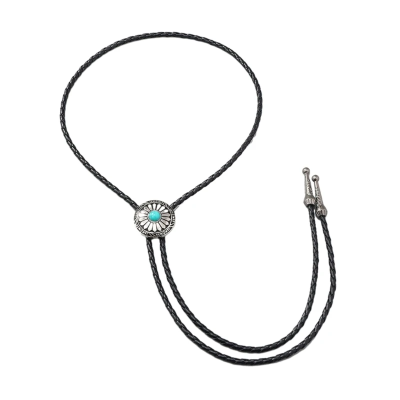 

Western Bolo Tie Vintage Bolo Tie Turquoise Bolo Tie men Cowboy Necktieor