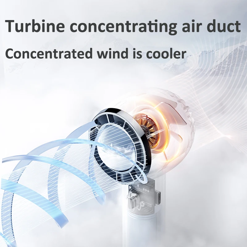 Handheld Fan USB Rechargeable Silent Small Fan Cooling 2000mAh Strong Summer Cooler Fan For Travel Outdoor Mini Fan Handy_voghion.com