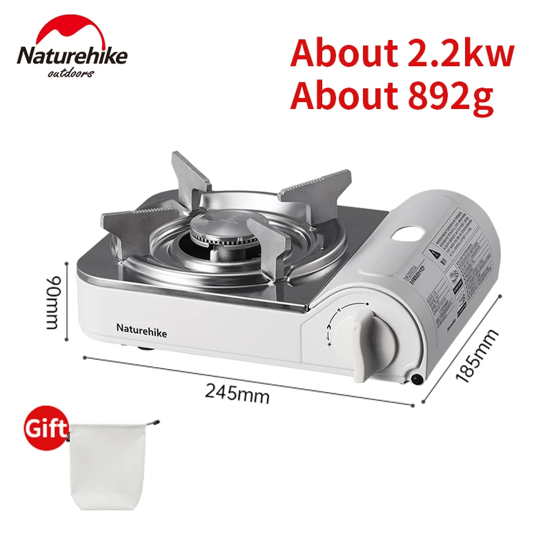 

Naturehike Mini Cassette Stove Outdoor Camping Cookware Ultralight 892g 2.2kw Portable Furnace Gas Cartridge Stove BBQ Picnic