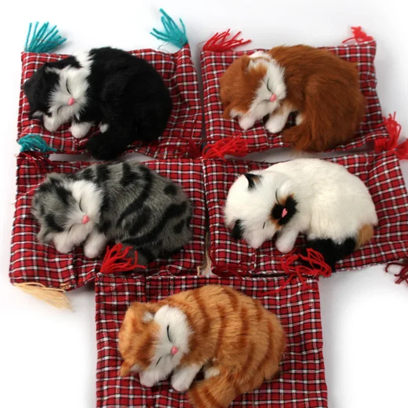 Simulation Cat Plush Animals Doll Toys  Birthday Gifts Handmade Gifts