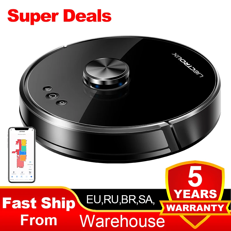 مكنسة روبوت كهربائية Liectroux XR500 ، ملاحة بالليزر ، شفط 6500pa 1