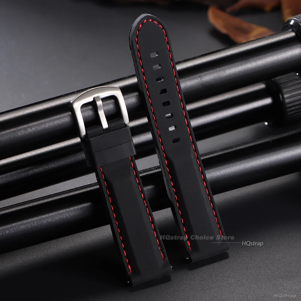 Universal Silicone Rubber Soft Watch Band - Premium Quality Wristband Accessory
