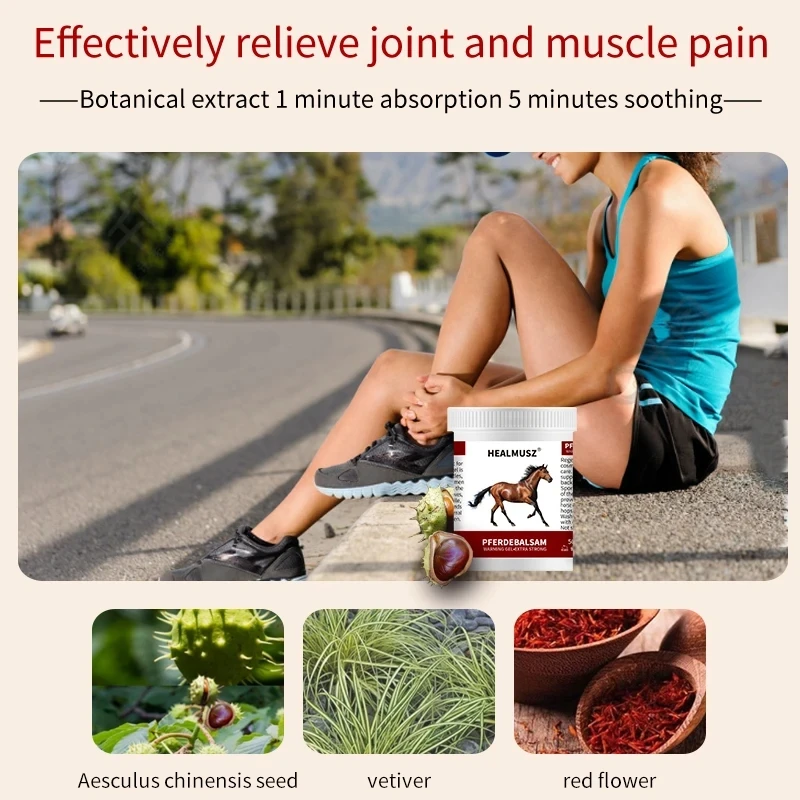 Pain Relief Cream 250/500ml Horse Chestnut Pain Relief Ointment Cervical Spine Joint Lumbar Disc Herniation Knee