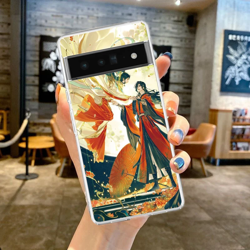 Segen Segen Geschenk Handy hülle für Google Pixel 8 7 6 5 4 4xl Silikon 7a 6a 5a 4a 3a 3axl Pro 5g transparente Hülle – Detail 2
