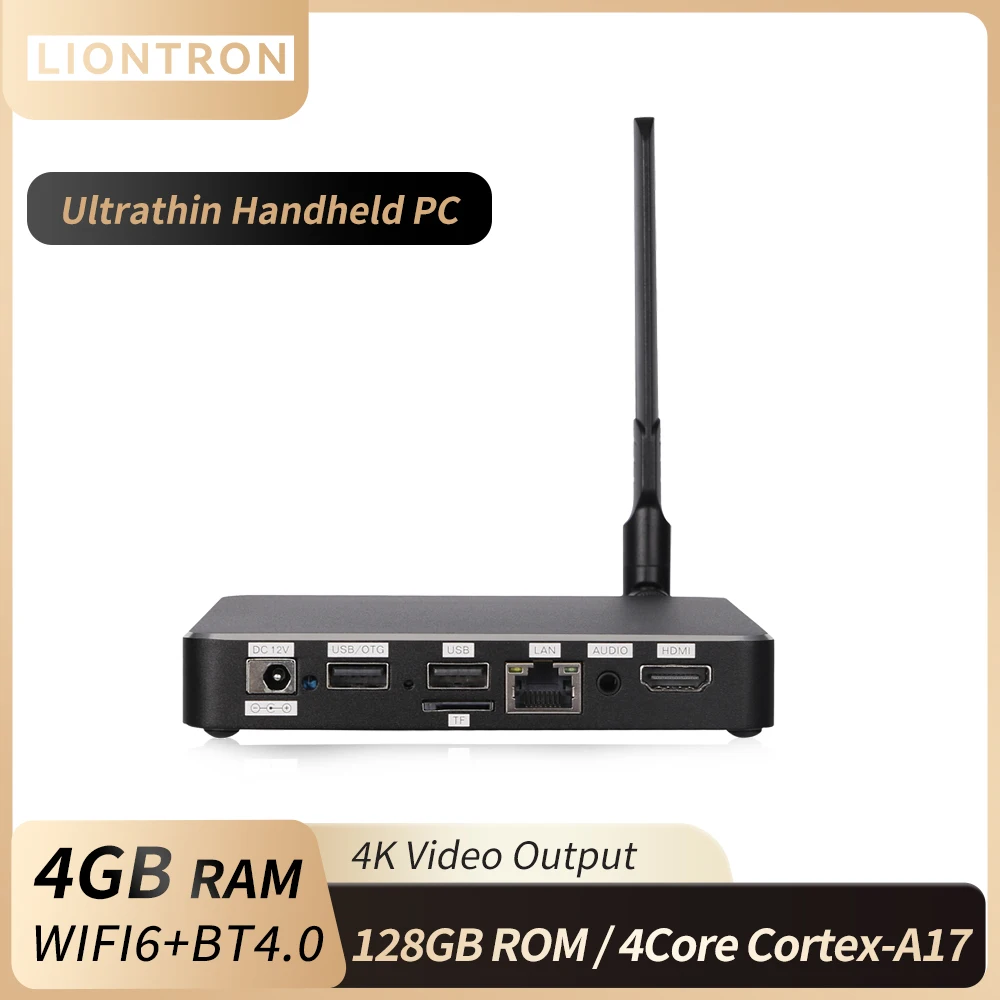 

Liontron Industrial Grade Mini PC RockChip RK3288 4GB RAM WiFi Bluetooth 2023 HEC-3288 Fanless Ultrathin Mini Desktop computer