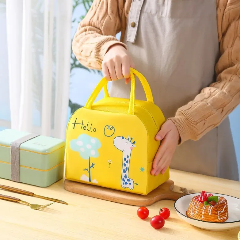 Insulated Lunch Box Tote Bag Hand-held Bento