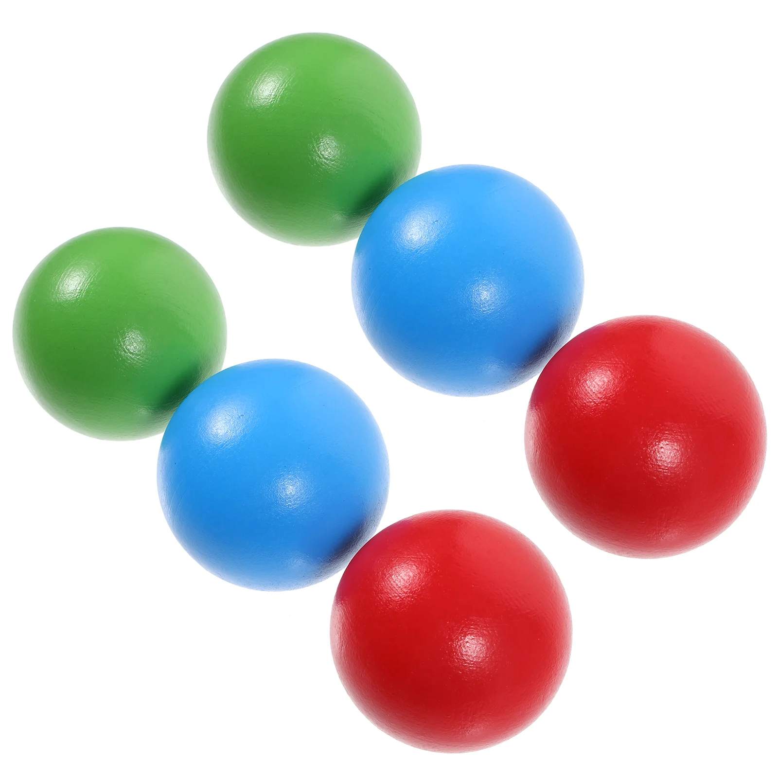 6 Pcs Croquet Toy Games Bat Balls Kids Garden Bocce Kit Grass Wood Wooden Sports Child
