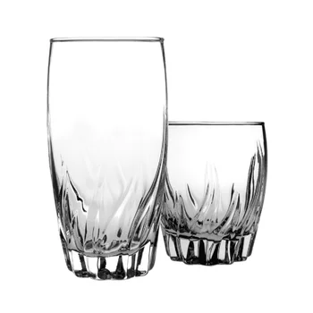 12 Piece Clear Glassware Set 1