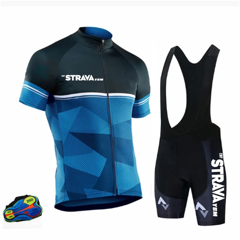 

20D Bib Set MTB Uniform Bike Clothing 2022 Cycling Jersey Quick Dry Bicycle Wear Clothes Mens