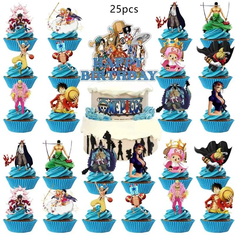 One Piece Birthday Party Favors: Collectible Gifts & Slap Bracelets for Kids' Goodie Bags and Decorations