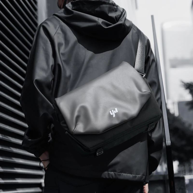 MATE ELAN Stylish Men Messenger Bag Oxford Waterproof Crossbody Shoulder Bag Portable Teenager Bookbag Travel 9.7inch iPad Bag 1