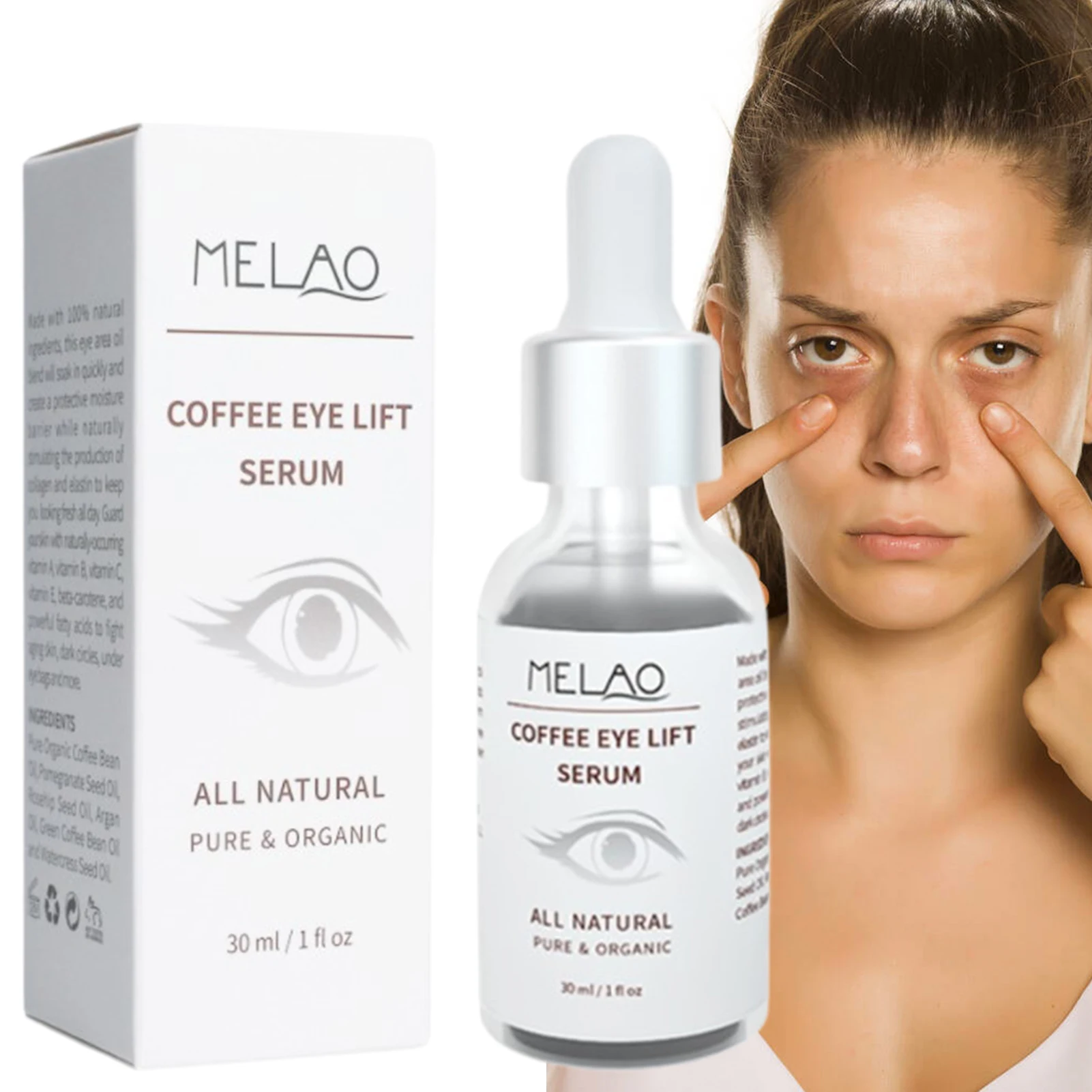 30ml Eye Caffeine Solution Coffee Eye Lift Serums Anti-aging Caffeine ...