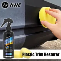 Car Plastic Restorer Coating Long-Lasting Protect Repair Whitening Black Shine Plastic Trim & Rubber Care Shiny And Darker 1