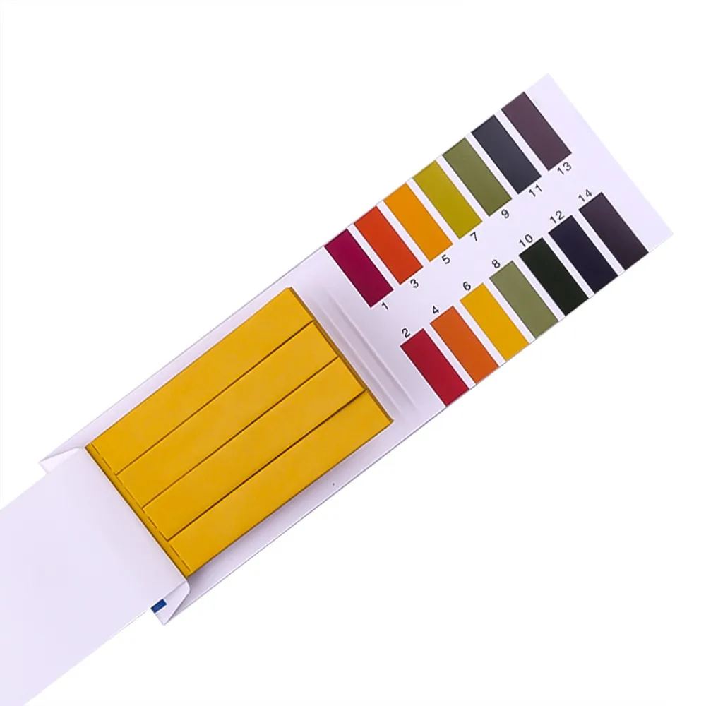Description Picture 6 of item80Pcs PH Indicator Test Strips Set Ph Lacquer Strips 1-14 Litmus Paper PH Test For Aquarium Swimming Pool Paper Litmus Tester