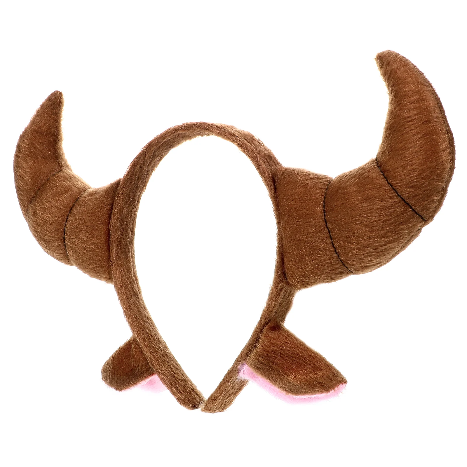 

Headbands for Women Makeup Plush Animals Hair Party Cosplay Headdress Clothing Ox Horn