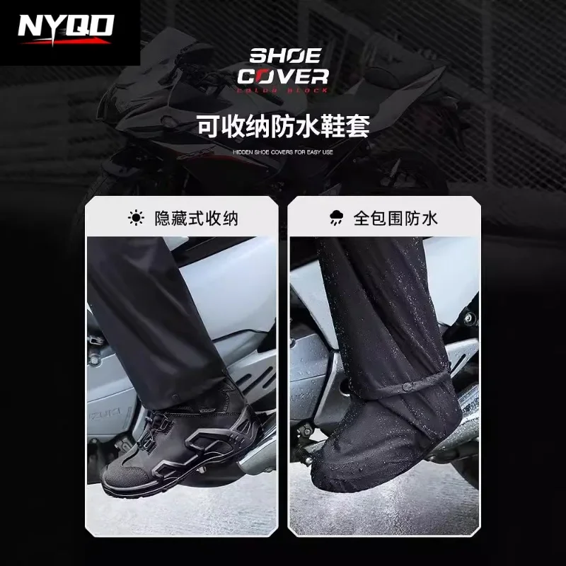 Raincoat Rainpants Suit Motorcycle Electric Bicycle Split Male Full-Body Rainstorm Reflective Waterproof Riding Suit