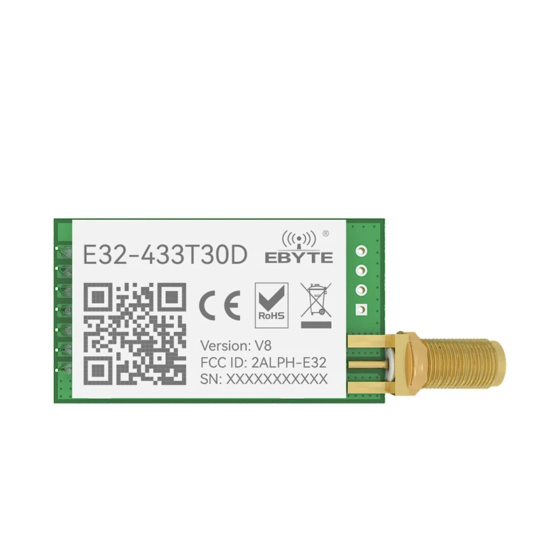 LoRa TXCO 433MHz 1W Module E32-433T30D-V8 LoRa Module Transmitter UART 433T30D Long Range 8km Wireless rf Transceiver for wireless module