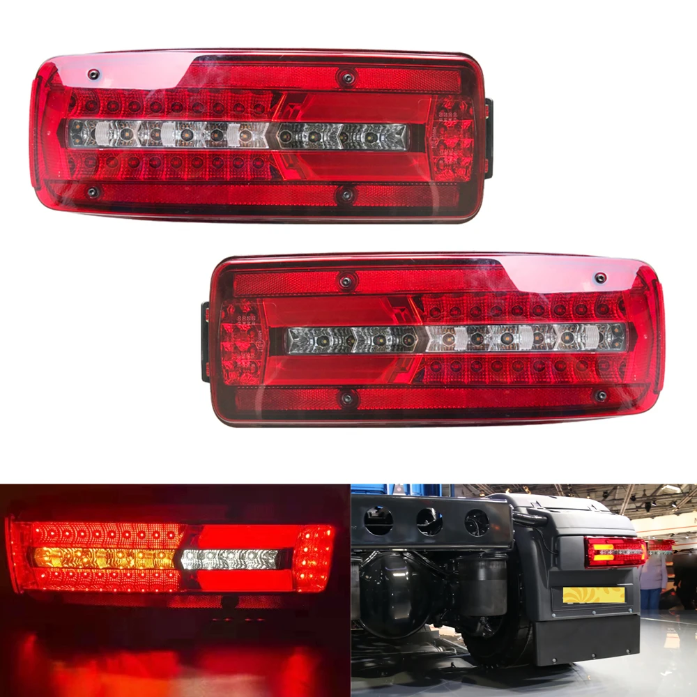

1Pc 24V LED Rear Tail Light For MAN TGA TG Truck Right Or Left OEM 81252256563 81252256562 Accessories Parts