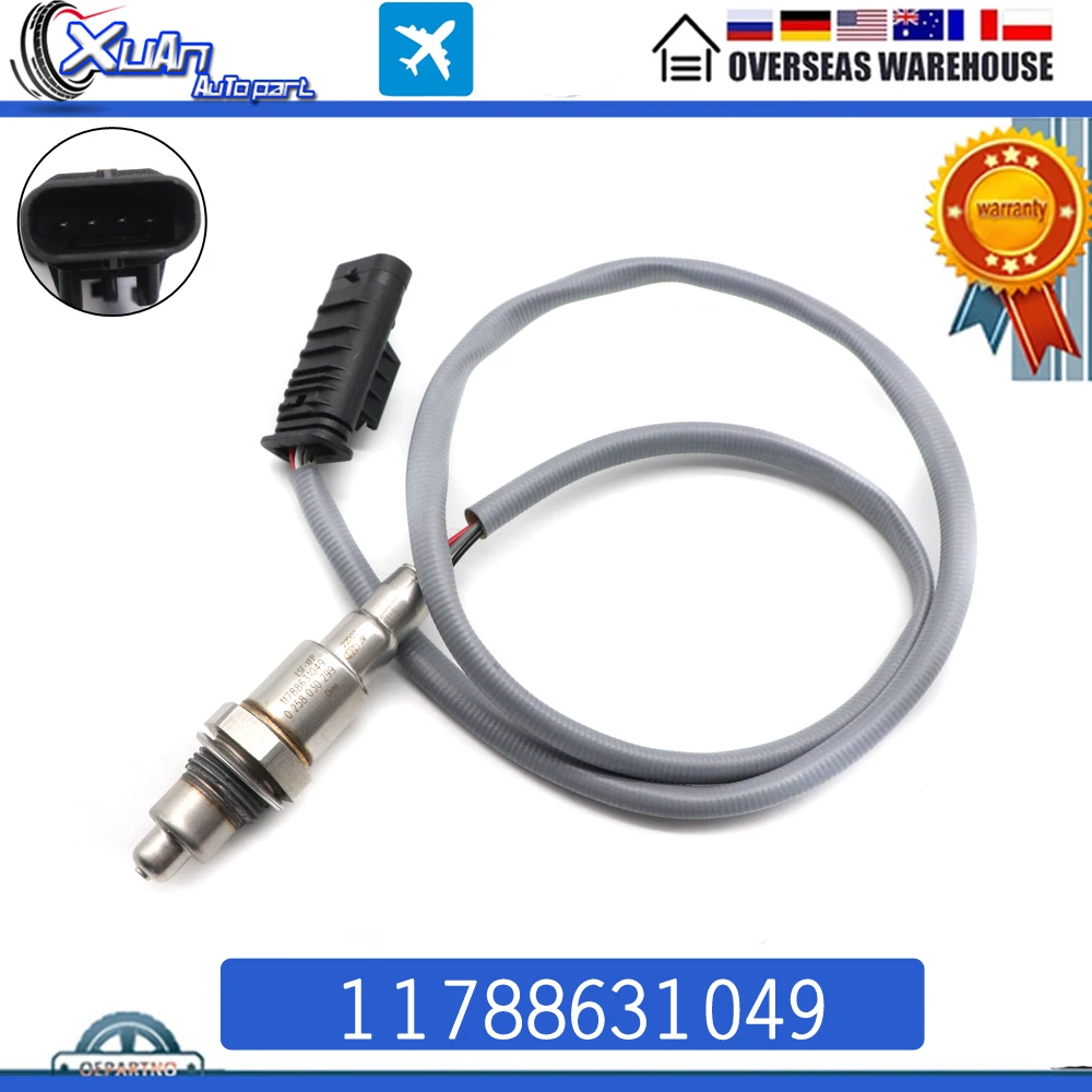 

11788631049 Rear Air Fuel Ratio Lambda Oxygen O2 Sensor for BMW 1 3 5 7 X3 X4 230i 330i 430i 530i xDrive 530e 8631049