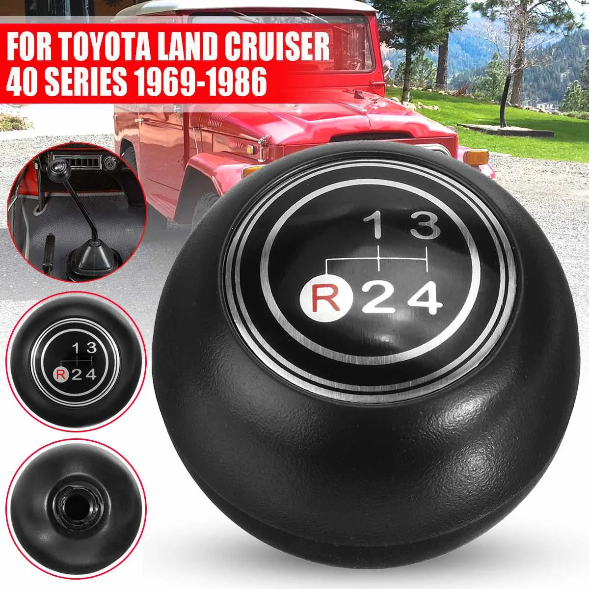 4 Speed Manual Car Gear Shift Knob Shifter Lever Handball For Toyota Land Cruiser FJ40 FJ43 FJ45