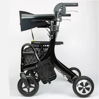 Electric Walker Foldable with Shopping Basket for Elderly Endurance 10-12KM 1
