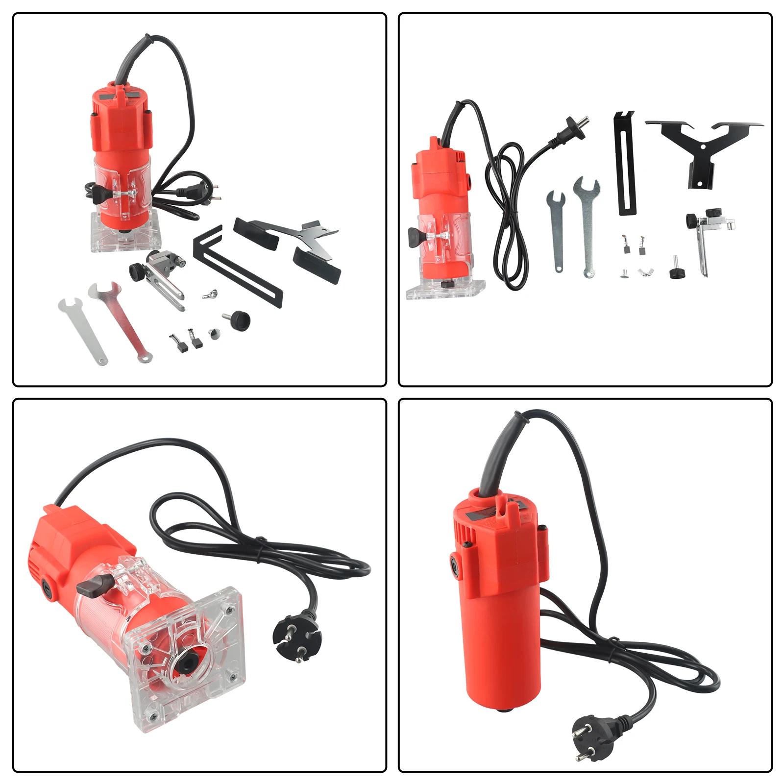 

Wood Carving Machine All Copper Motor Stable Performance Adjustable Base Height Ideal for Wood Cutting and Trimming