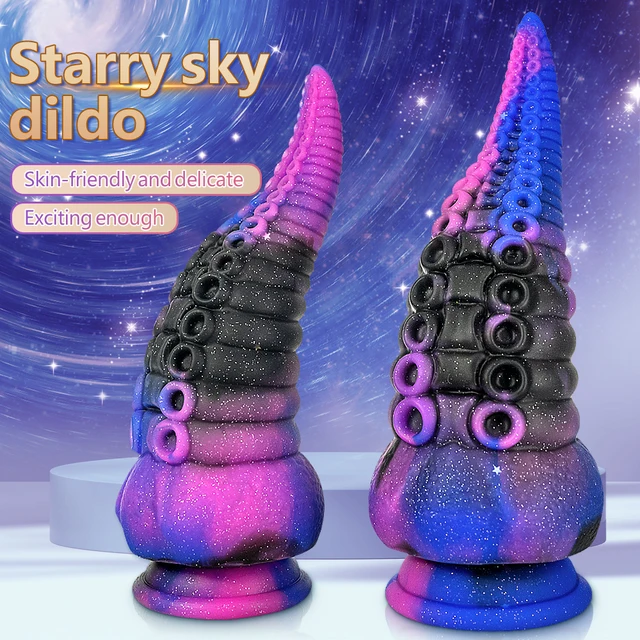 Octopus Dildos Starry Color Tentacle Huge Penis Anal Butt Plug G-spot Toys Shaped Anal Plug Vaginal Dildo with Suction Cup Women Manufacturer Octopus Dildos Starry Color Tentacle Huge Penis Anal Butt Plug G spot Toys Shaped Anal Plug