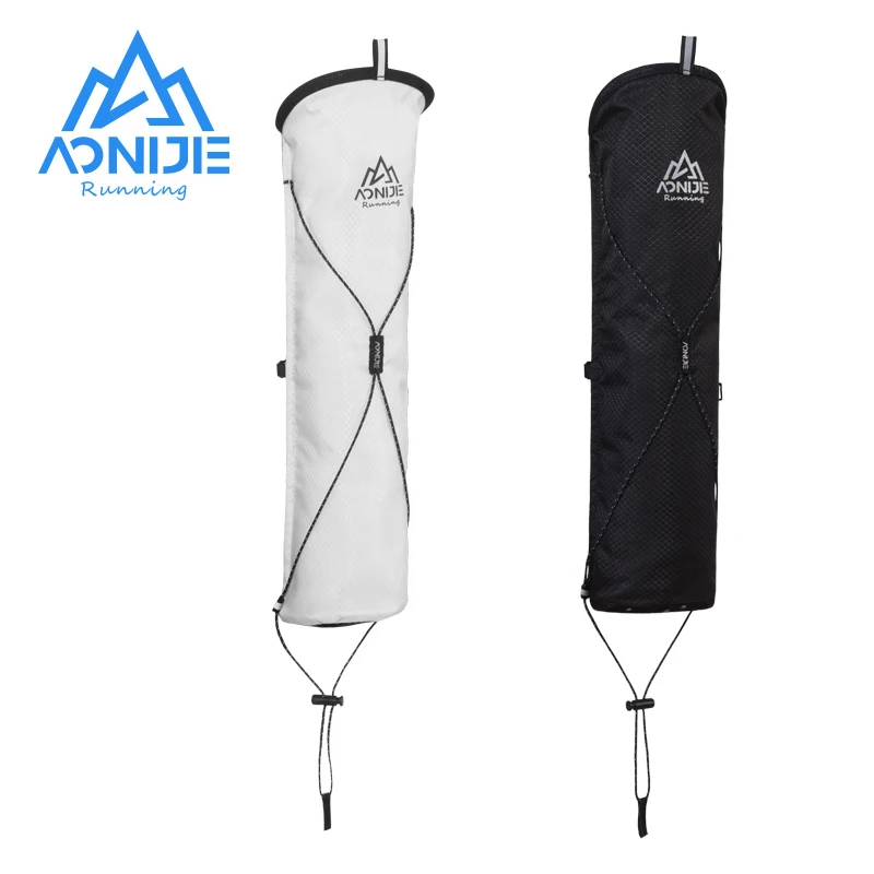 AONIJIE Lightweight External Hiking Pole Storage Bag Fish Bone Pocket Opening Tightening Buggy Bag Trekking Poles Accessories