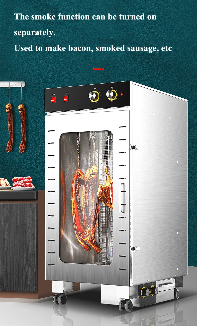 Food Meat Dehydrators for Beef Chicken 40KG Capacity for Meat Processing Factory 5
