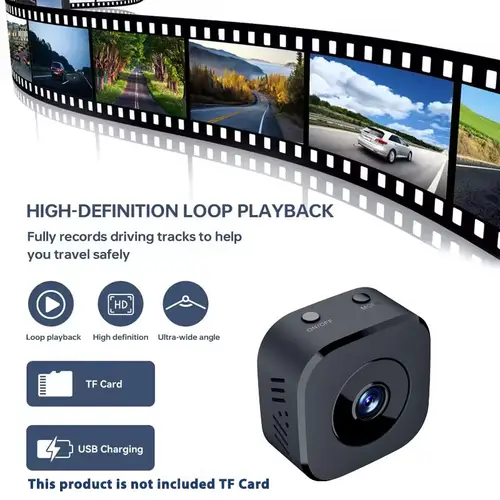 1080P Mini HD Wireless Security Camera - WiFi Remote Monitoring Smart Home Video Surveillance Camcorder for Protection - Image 3