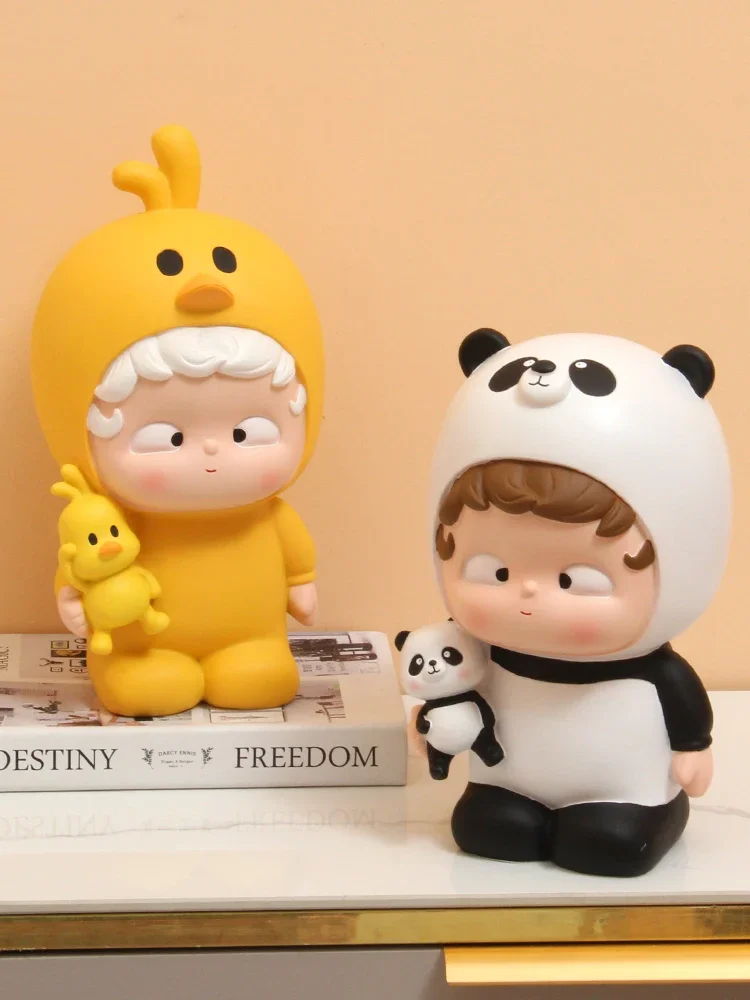 

Creative Cartoon Money Box Saving Storage Tank Home Decoration Hidden Safe Cute Piggy Bank Adult Kids Living Room Gift hucha