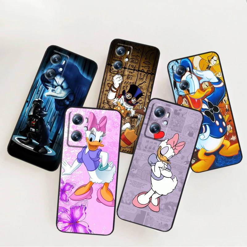 

Anime Comics Donald Duck For OPPO Find X6 X5 X3 A54S A5 A94 A16 A53S A57 A74 A72 A98 A78 A96 A9 5G Black Phone Case