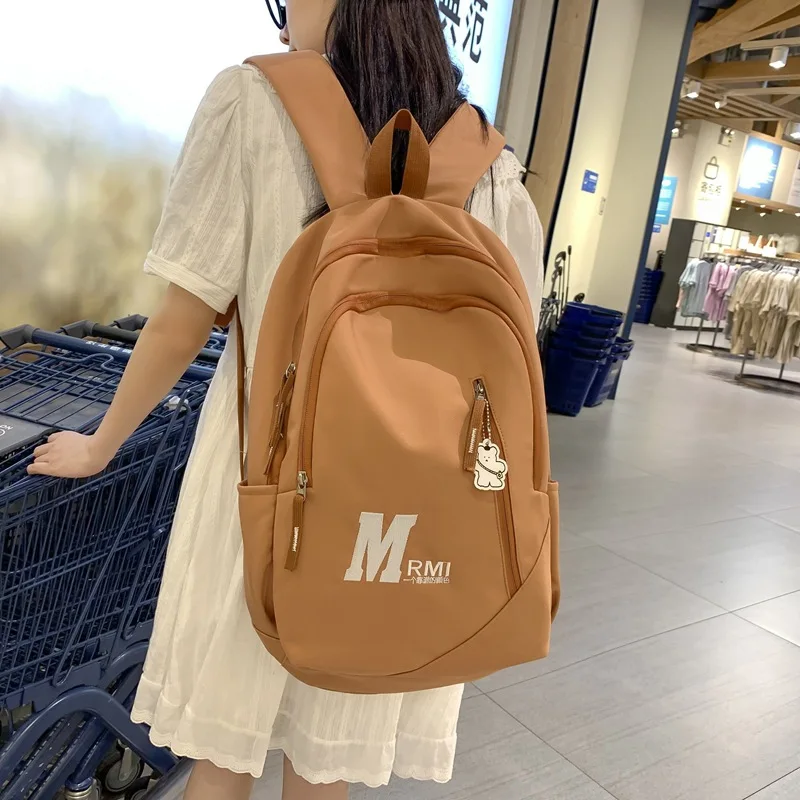 

Fashion Backpack Nylon Women Backpack Anti-theft Shoulder Bag New School Bag For Teenager Girls School Backapck Female Mochila