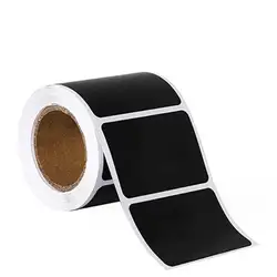 Waterproof Chalkboard Spice and Jar Label Stickers Set, 150 Pieces (Black 5.5x3.5cm)