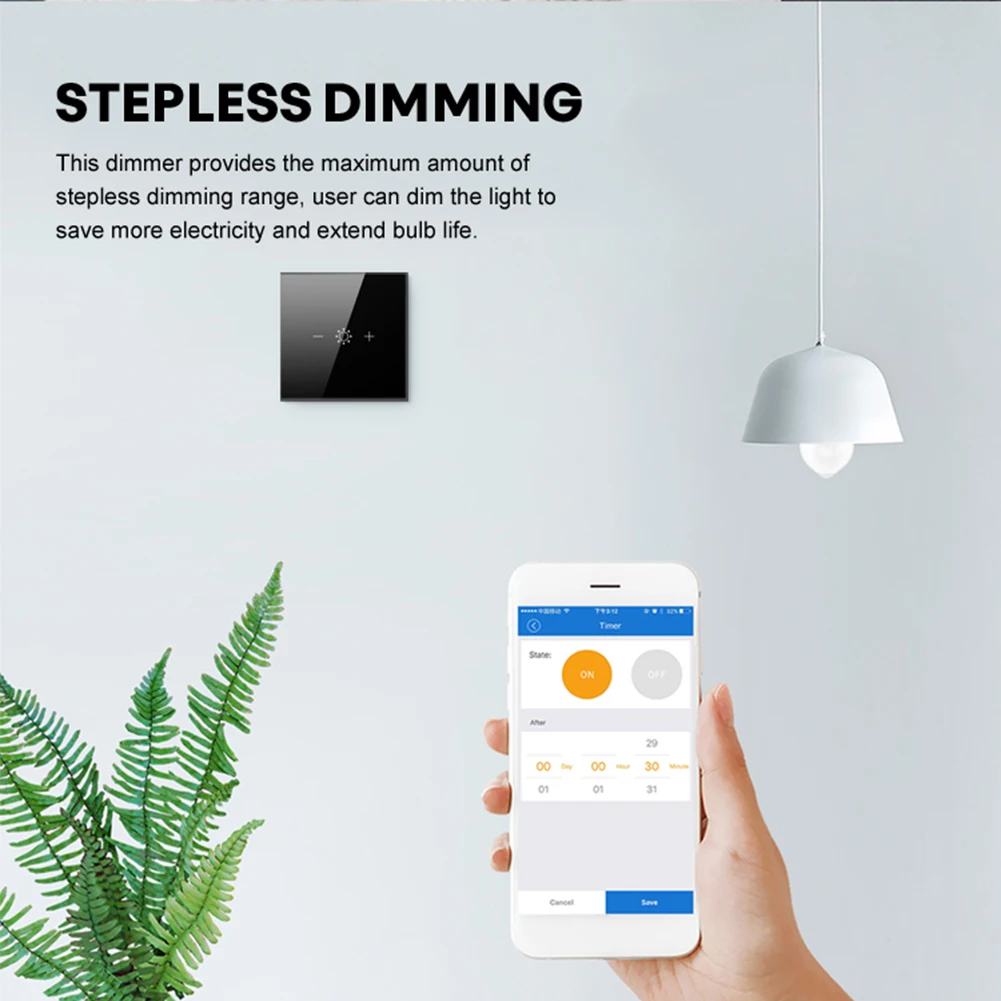Tuya Wifi Smart Dimmer Switch 2
