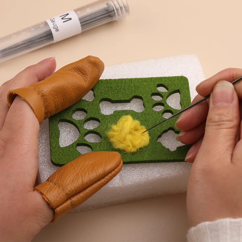 20 Color Needle Felting Kit Wool Felting Tools Handmade Felt Needle Set Wool Fabric Materials Accessories KRABALL needle felt kit needle felting wool wool felting needles wool felting kit