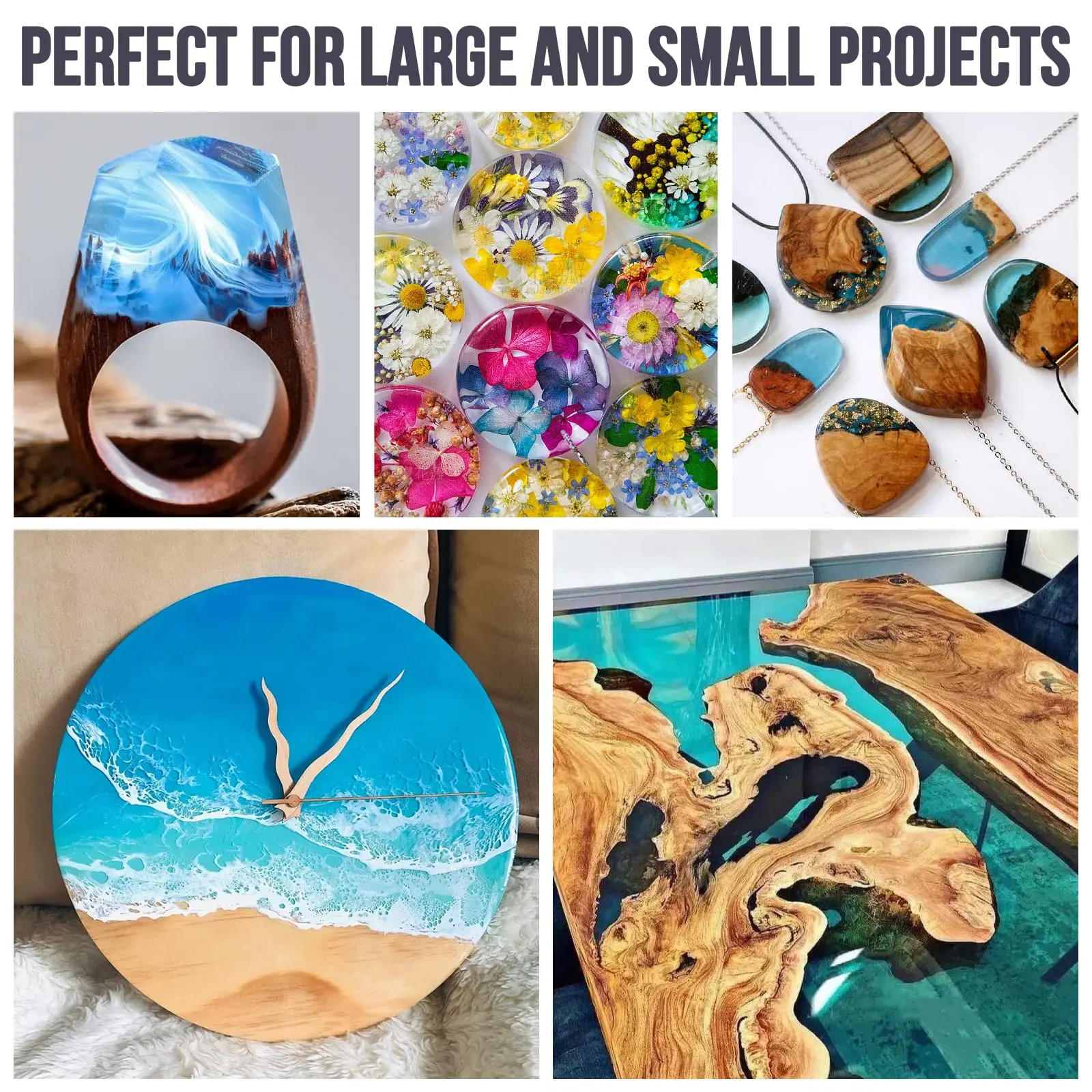 Epoxy Resin Kits Set, Art Kit with Crafts for Adults, Beginners, Art Supplies for DIY Lovers, Gift for Women - 2