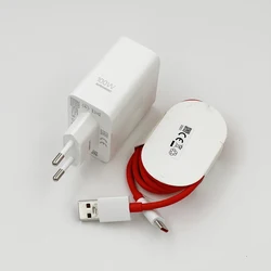 OnePlus 100W SuperVooc Fast Charging Power Adapter with USB - C Cable - EU Add Cable