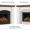 49 Inch Living Room or Bedroom Electric Fireplace, Plug-in Heater, Realistic Wood and Flame Effects, Remote Control, Timer 5