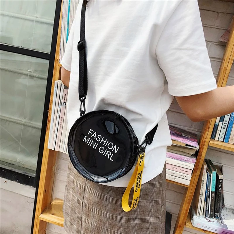 

Прозрачная Желейная сумка из ПВХ, модная летняя сумка через плечо карамельных цветов