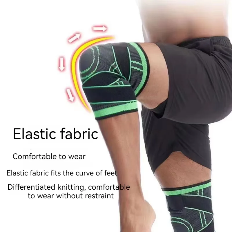 1PC Knee Support Brace Compression Knit Knee Pad Sports Quickly Absorb Perspiration Keep Knees Warm Breathable