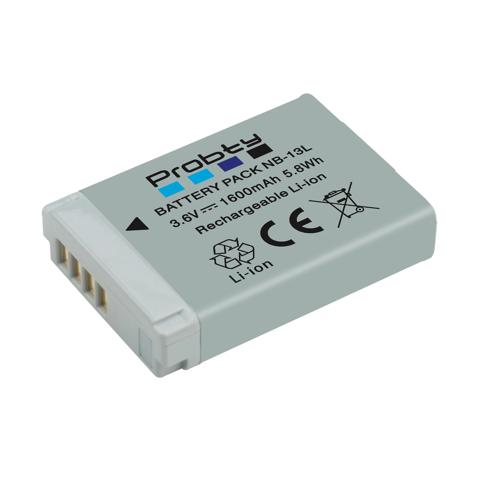 1600mAh, NB-13L, NB13L, G7, X, Mark II,
