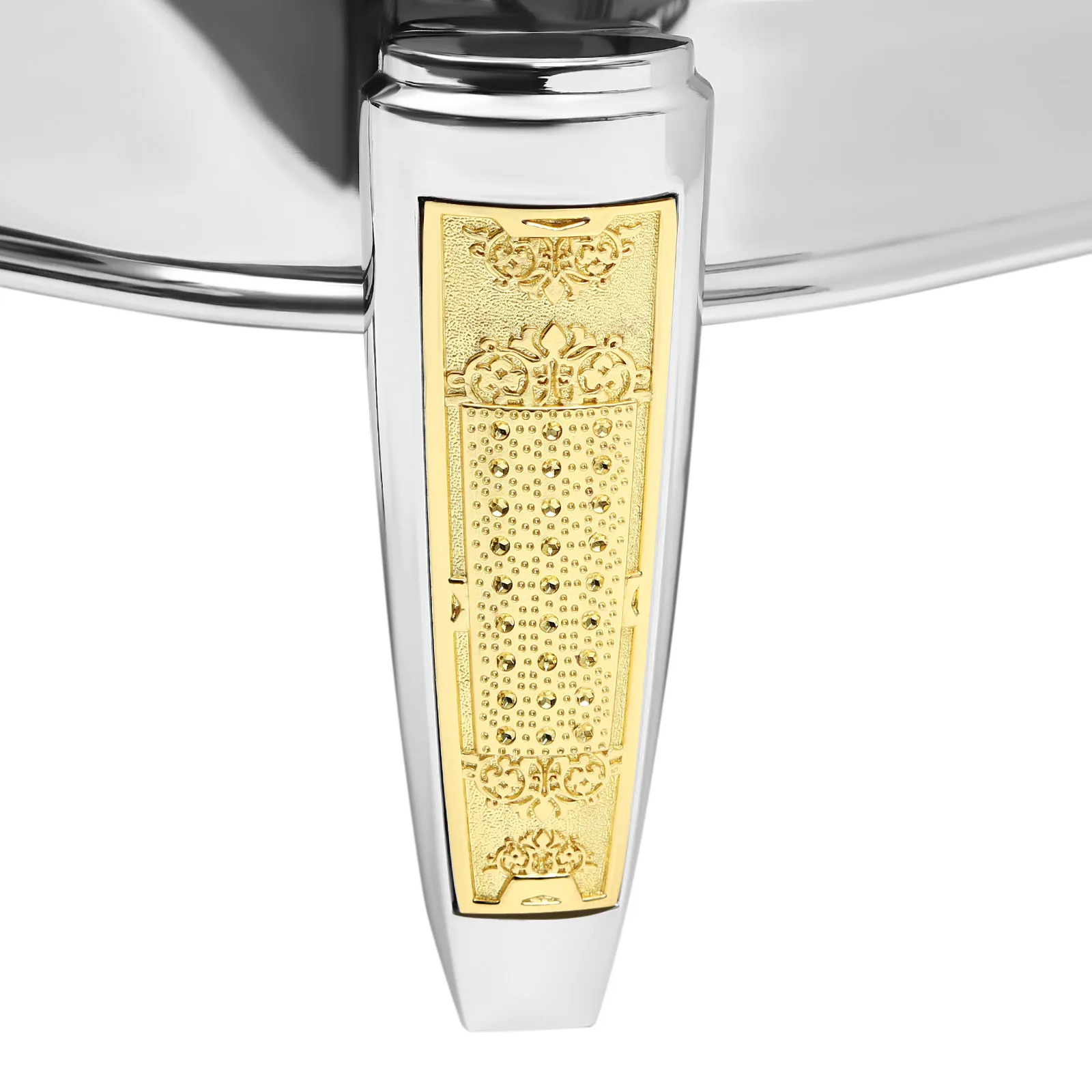 Chafing Dish 2,2 Liter Edelstahl-Lebensmittelheizung Gerichte Heizbehälter für den Haushalt zum Warmhalten von Speisen Silber – Detail 3