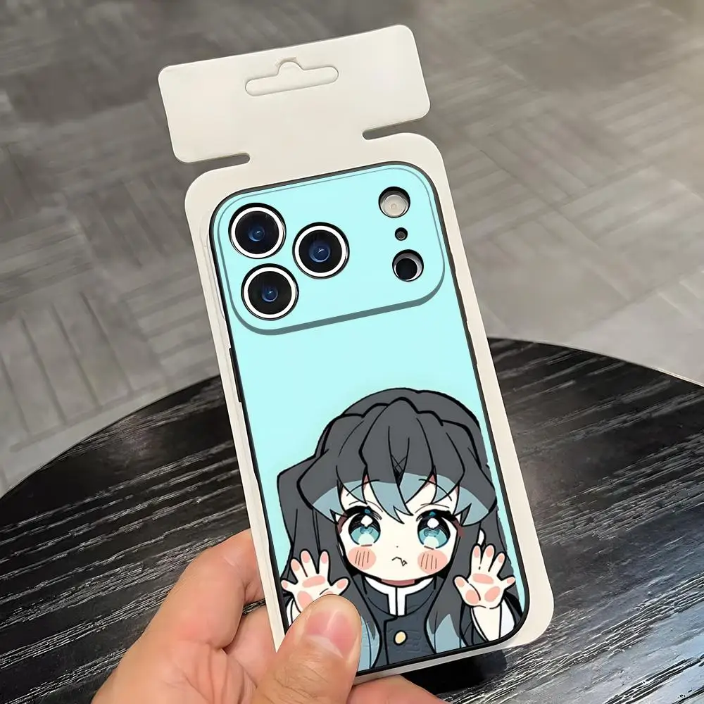 Muichiro Tokito Anime Black Soft Shell Phone Case