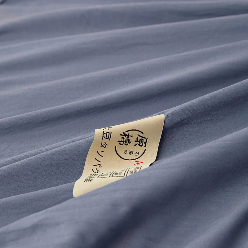 Cotton Fitted Sheet with Elastic Band Anti-Slip Mattress Cover for Single Double Queen King Bed Adjustable Plain Fitted Bedsheet 4
